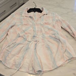 Bella Dahl Pastel Striped Women Shorts